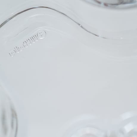 Iittala｜Aalto Collection｜bowl 136mm｜clear & ultramarine blue
