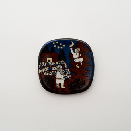 Arabia｜Kalevara｜plate 6.3cm｜1987｜factory visit