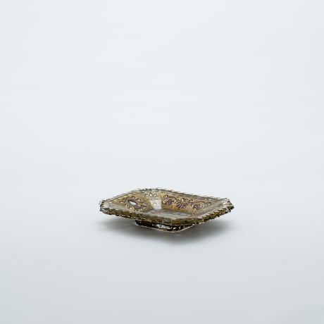 Nuutajarvi｜needle plate 8×10cm｜gold