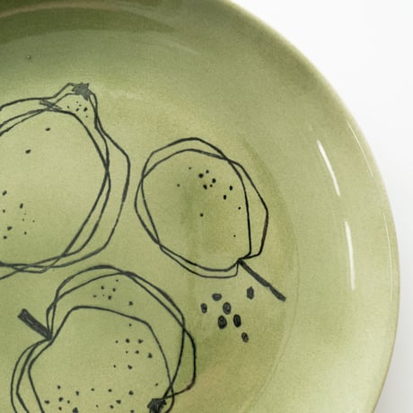Arabia｜Graffito｜plate φ32cm｜fruits