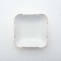 Arabia｜Pekka｜square plate 16.5cm｜gold