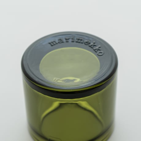 Iittala｜Kivi｜candle holder｜moss green