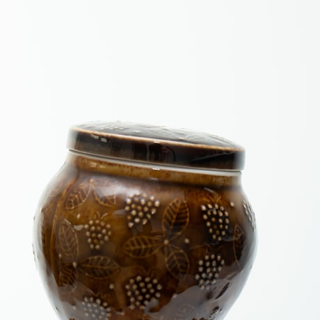 Arabia / Chymos｜candy pot｜brown