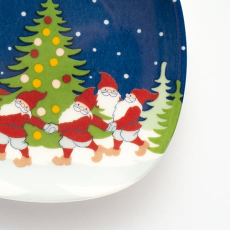 Arabia｜Christmas plate｜tonttu