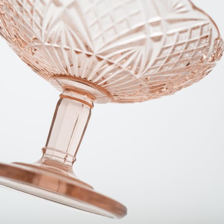 sugar bowl φ12.6cm｜pink