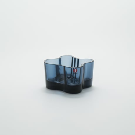 Iittala｜Aalto Collection｜candle holder H55mm｜blueberry blue