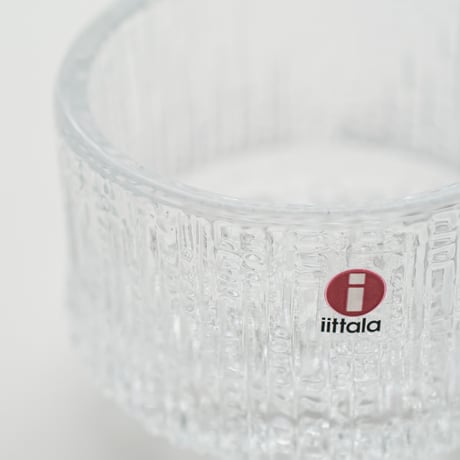 Iittala｜Ultima Thule｜candle holder φ7.8cm｜clear