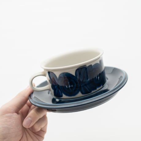 Arabia｜Anemone｜cup φ10cm｜blue｜3