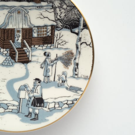 Arabia｜Christmas plate｜Tove｜1991