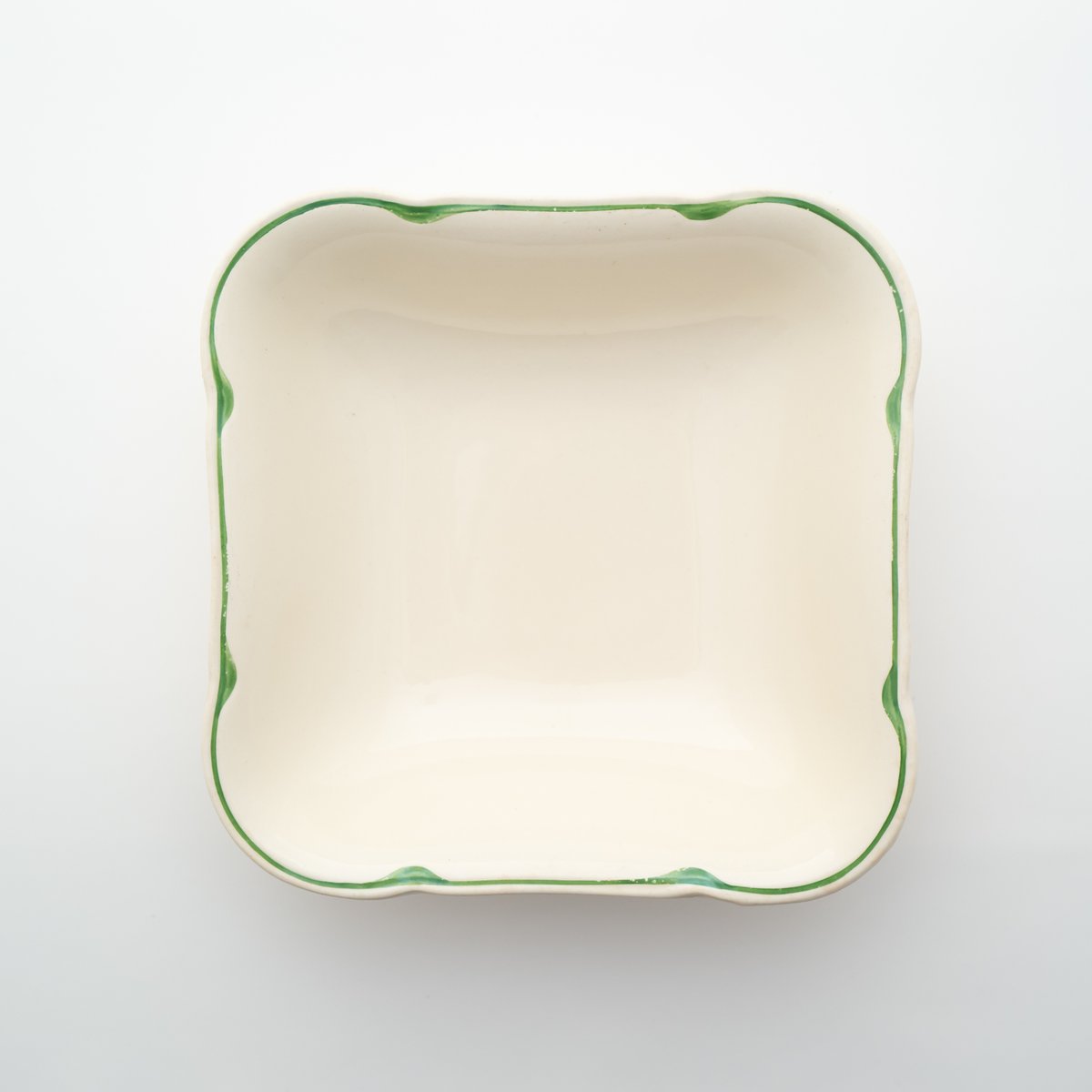 Arabia｜Pekka｜square bowl 20cm｜green | lumikka shop