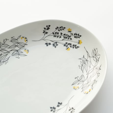 Arabia｜Hilkka｜oval plate 28cm