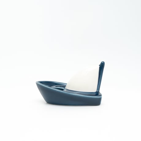 Arabia｜Helja｜candle holder｜blue boat