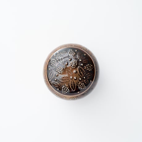 Arabia / Chymos｜candy pot｜brown