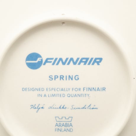 Arabia / Finnair｜Helja｜wall plate｜spring