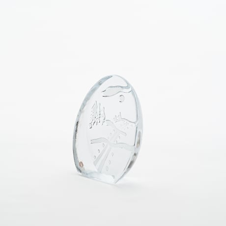 Iittala｜glass object｜ski track