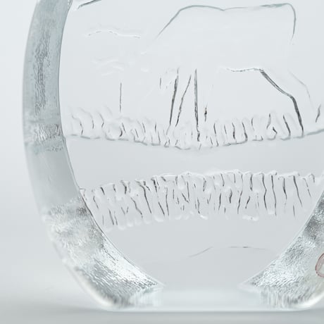 Iittala｜Poro｜glass object｜reindeer
