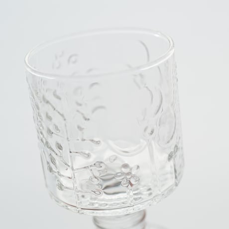 Nuutajarvi｜Flora｜shot glass φ5.2cm｜clear