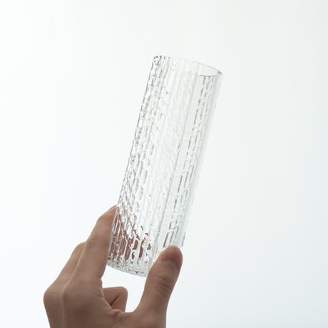 Riihimaki｜Flindari｜vase 16.7cm｜clear