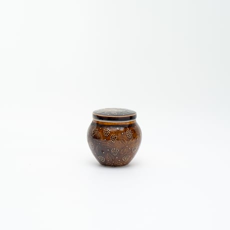 Arabia / Chymos｜candy pot｜brown