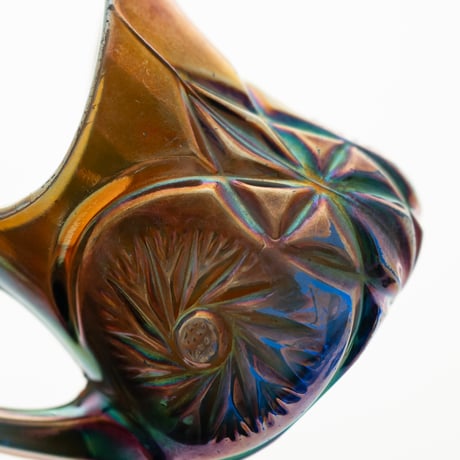 Riihimaki｜Carneval glass｜creamer φ7.4cm