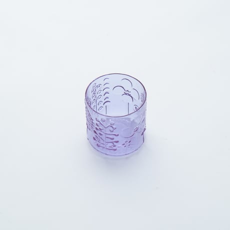 Nuutajarvi｜Flora ｜shot glass φ5.2cm｜amethyst