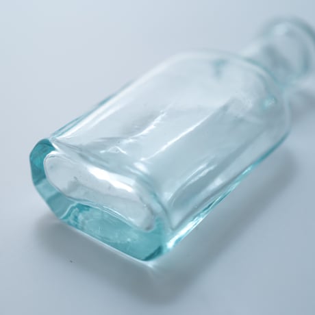 Old glass bottle｜20ml｜W2.0×D3.5×H8.0cm｜blue