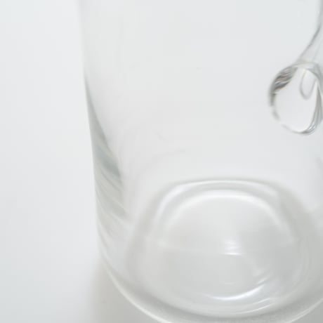 Riihimaki｜glass pitcher H8.8cm