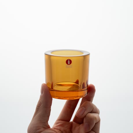 Iittala｜Kivi｜candle holder｜rose olive