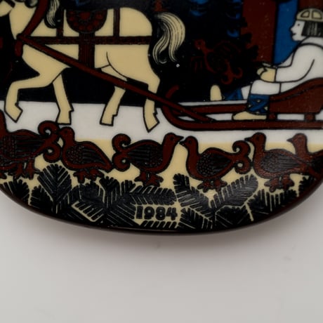 Arabia｜Kalevala｜plate 6.3cm｜1984｜factory visit