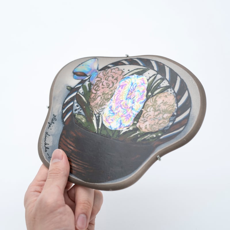 Arabia｜Helja｜wall plate｜Hyacint basket | lumikk