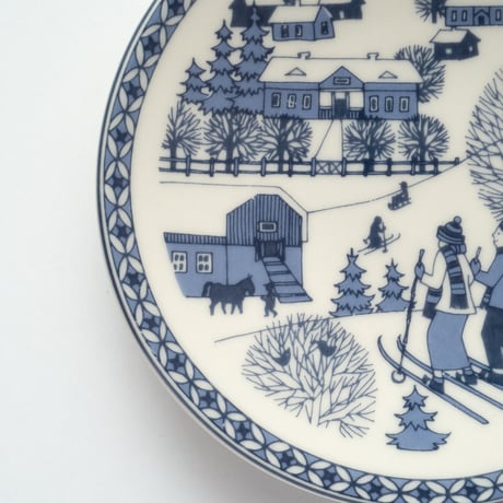 Arabia｜Wall plate｜winter