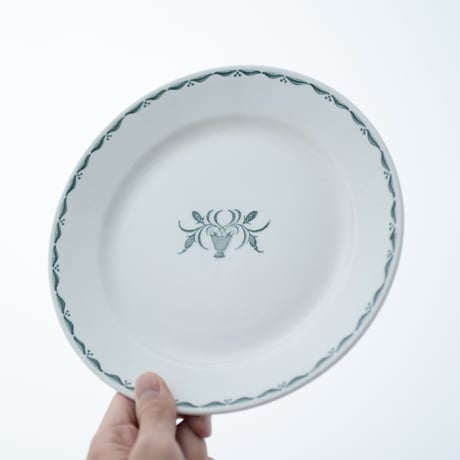 Old Arabia｜plate φ23cm｜green｜flower pot