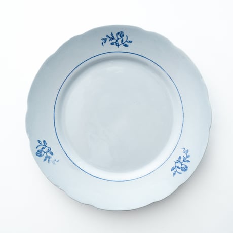 Old Arabia｜plate φ22cm｜AQ model｜blue flower