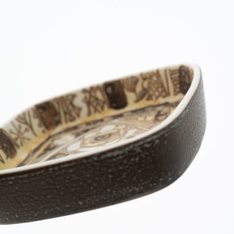 Royal Copenhagen｜Baca｜plate 10cm｜brown