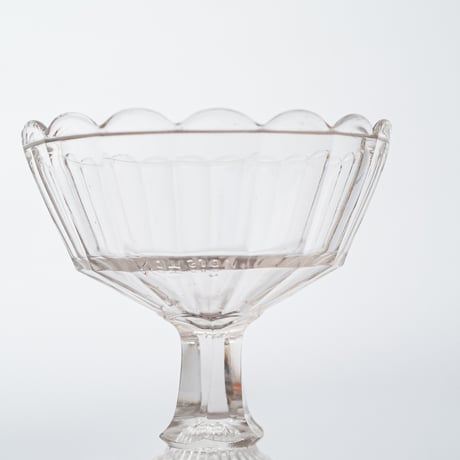 Nuutajarvi｜glass bowl φ11.6cm｜nötsjö stamp