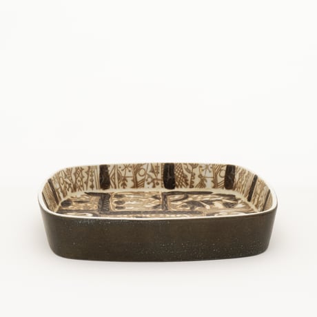 Royal Copenhagen｜Baca｜plate 22cm｜brown