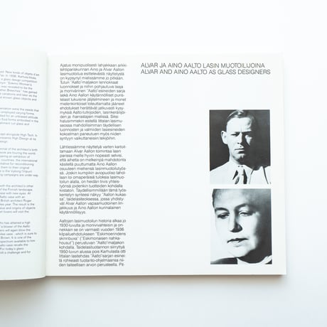 Book｜Alvar and Aino Aalto as glass designers