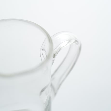 Riihimaki｜glass pitcher H8.8cm