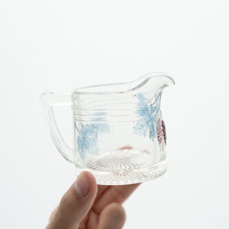 Riihimaki｜Terttu｜creamer φ7cm｜colored grapes