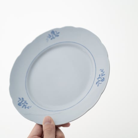 Old Arabia｜plate φ22cm｜AQ model｜blue flower