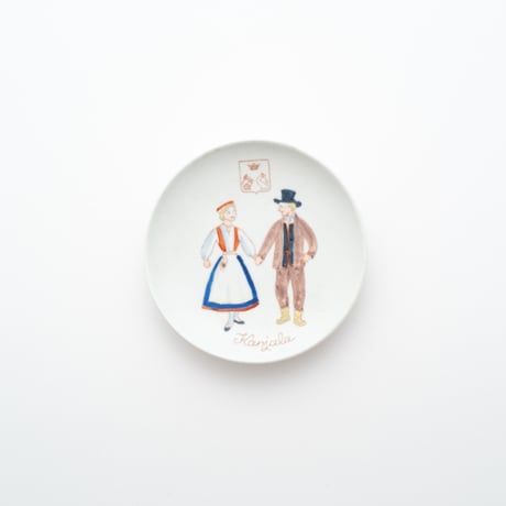 Arabia｜wall plate φ8.5cm｜Karjala