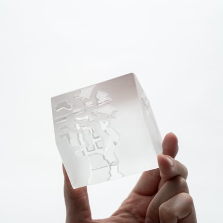 Iittala｜Village｜glass object｜1988｜ Wooden house