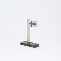 Arabia｜object H11.5cm｜Finnish flag