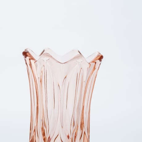 Nuutajarvi｜vase H10.8cm｜pink