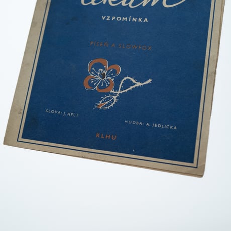 Czech｜sheet music｜Čekám｜1954