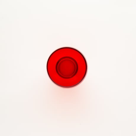 Nuutajarvi｜1119｜glass φ6.5cm｜red
