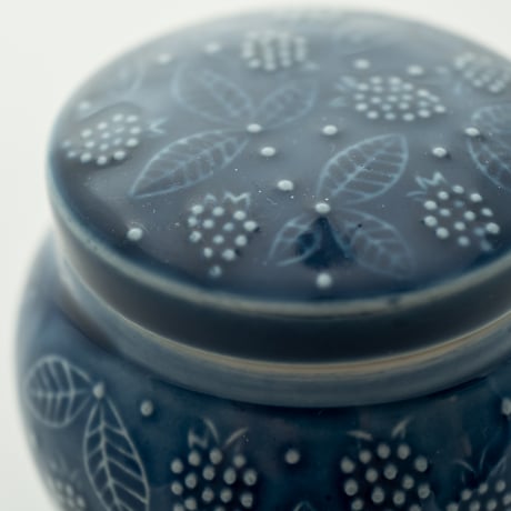 Arabia / Chymos｜candy pot｜blue