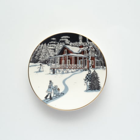 Arabia｜Christmas plate｜Tove｜1990