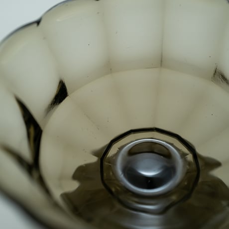Riihimaki｜bowl 20cm with stem｜smoke