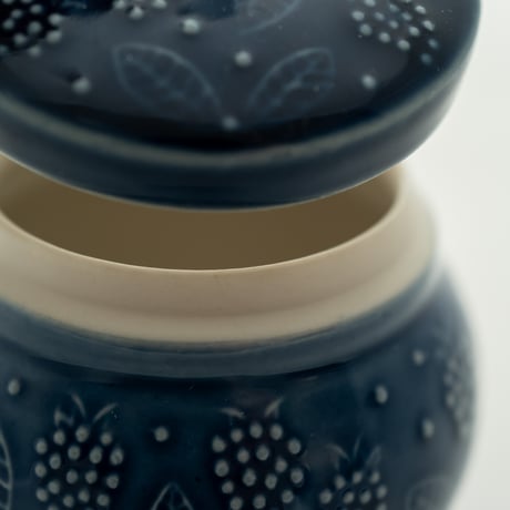 Arabia / Chymos｜candy pot｜blue